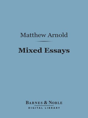 cover image of Mixed Essays (Barnes & Noble Digital Library)